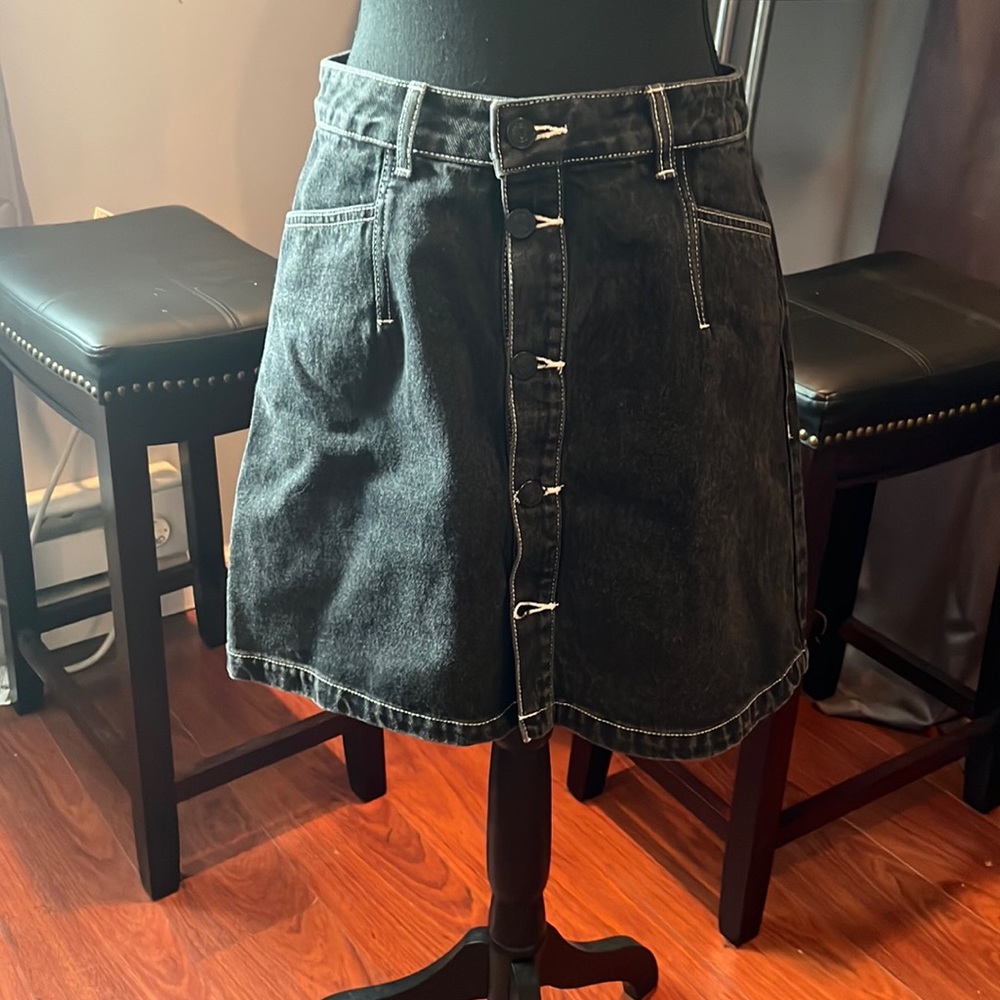 Super dry Jean skirt size L